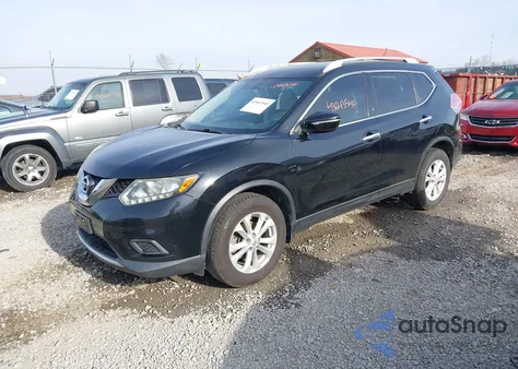 2014 Nissan Rogue Sv z USA, uszkodzony, nr VIN 5N1AT2MVXEC834758